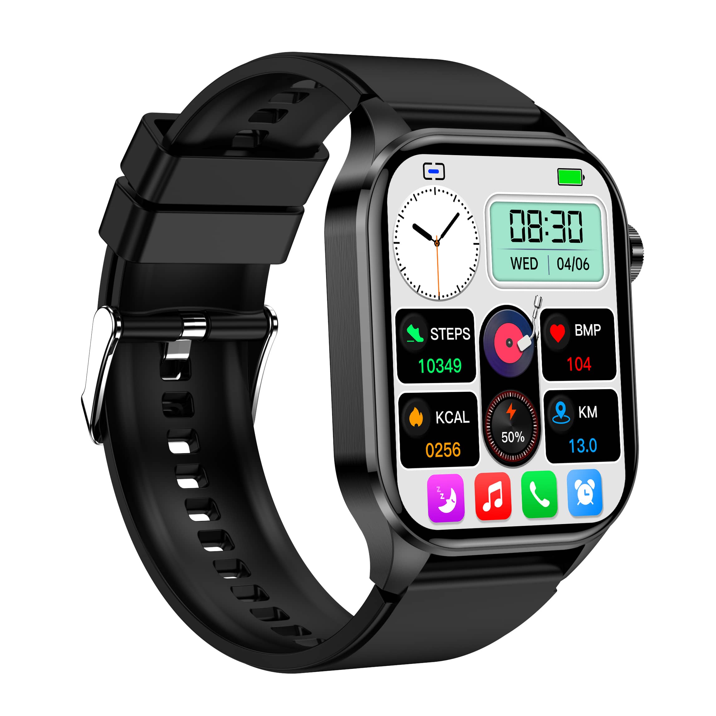 ECG/EKG Blood Sugar Blood Pressure Call Intelligent Health Management Smart Watch
