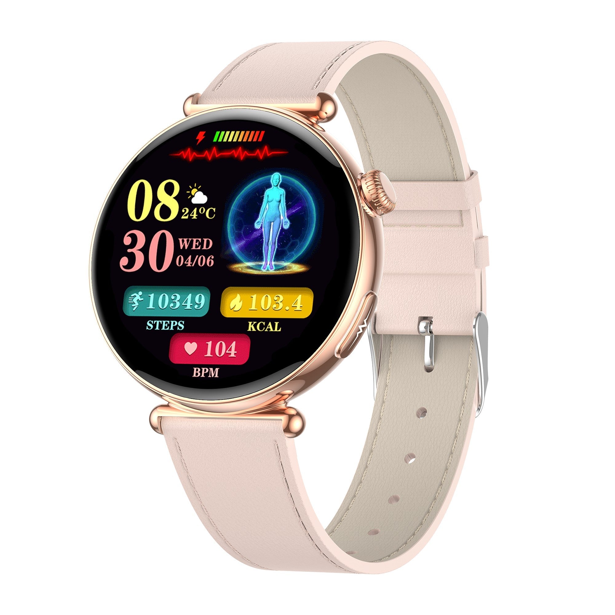 Blood Glucose Blood Lipid ECG Suga Pro Monitoring Women's AI Smart Watch
