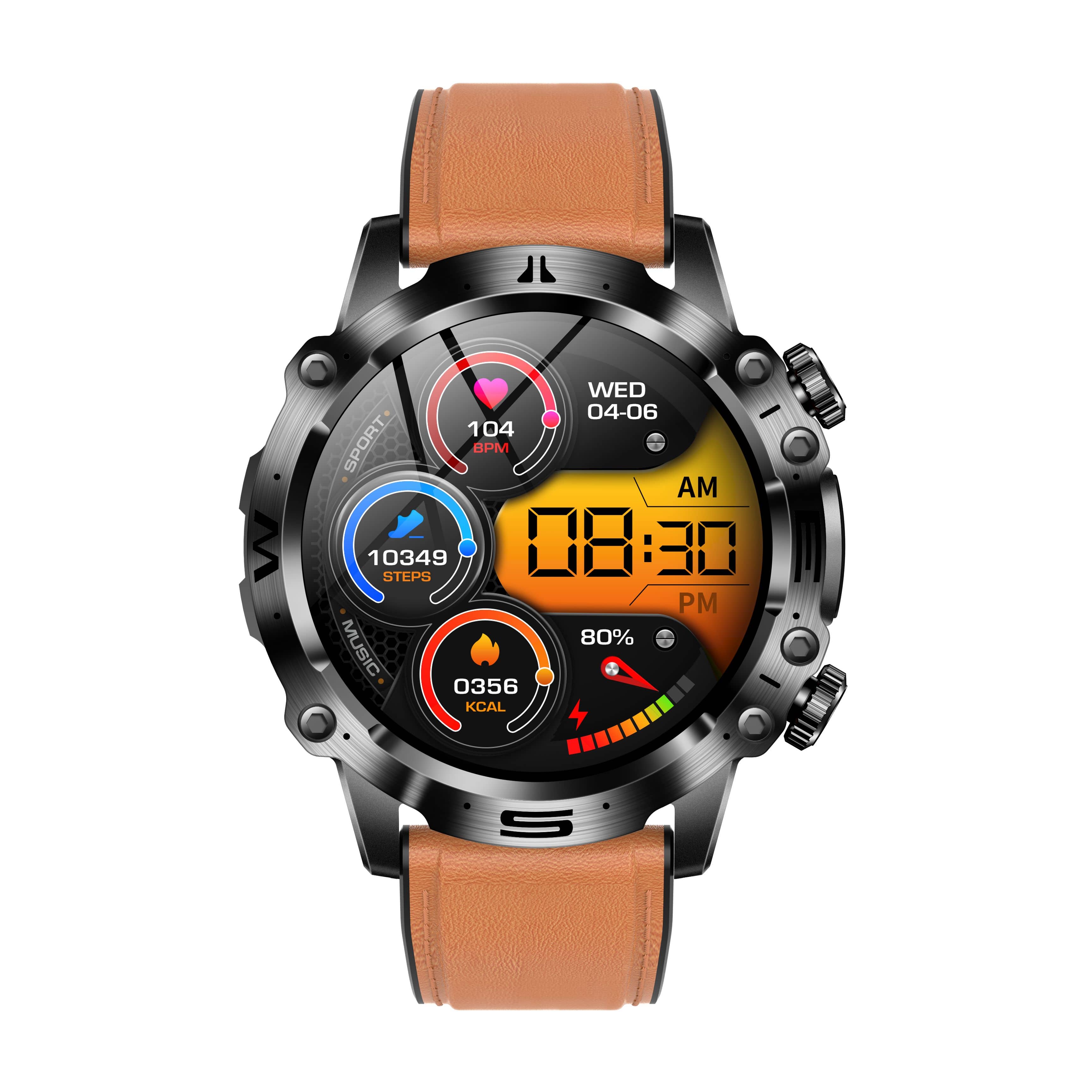 High-end ECG/EKG Blood Glucose Blood Pressure Sports Call Smart Watch