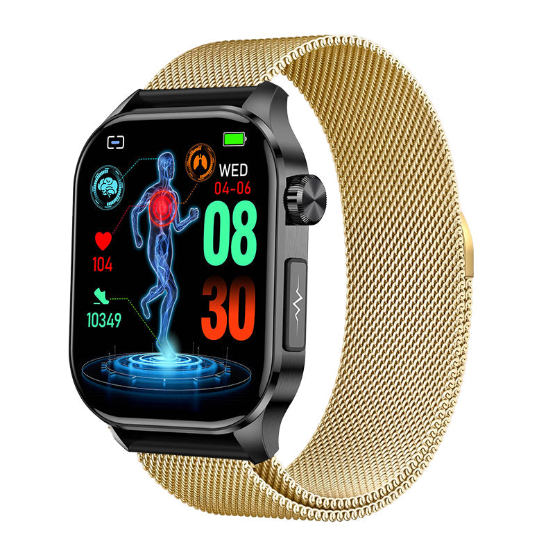 ECG/EKG Blood Sugar Blood Pressure Call Intelligent Health Management Smart Watch