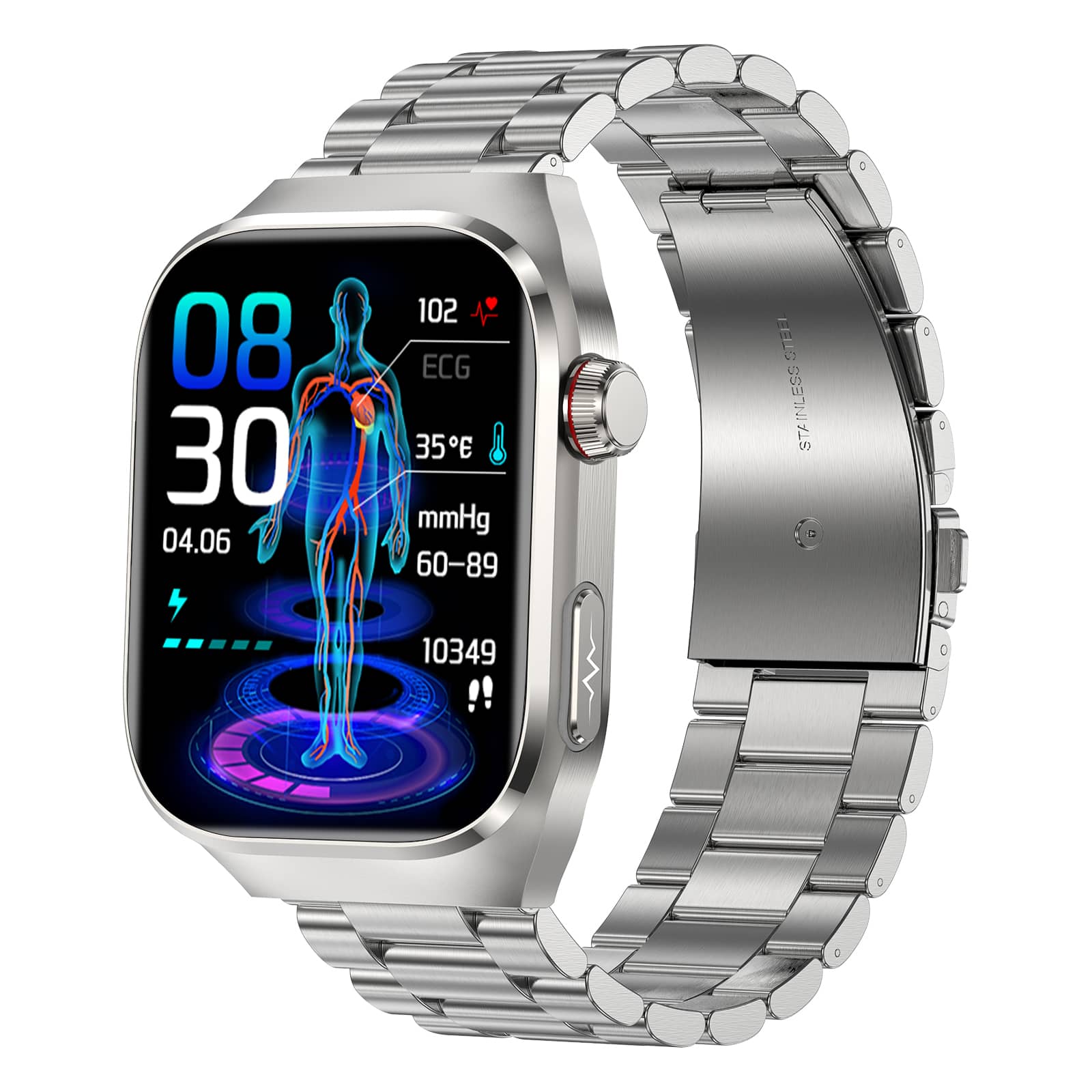 One Click ECG+Micro Physical Examination Blood Glucose Blood Pressure Monitoring High end Health Management Watch