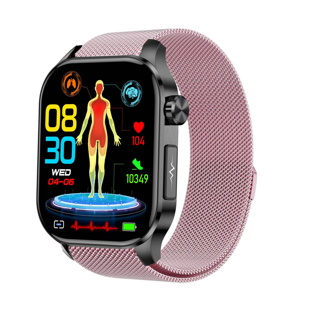 ECG/EKG Blood Sugar Blood Pressure Call Intelligent Health Management Smart Watch