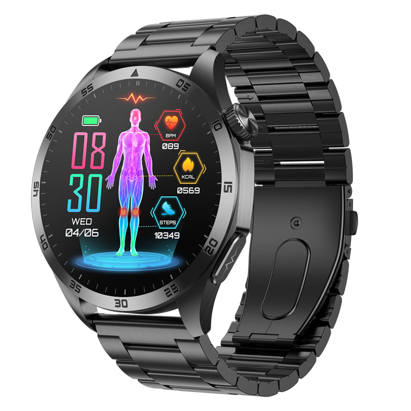 Micro Health Check ECG/EKG  Blood Glucose Smart Health Monitoring Watch