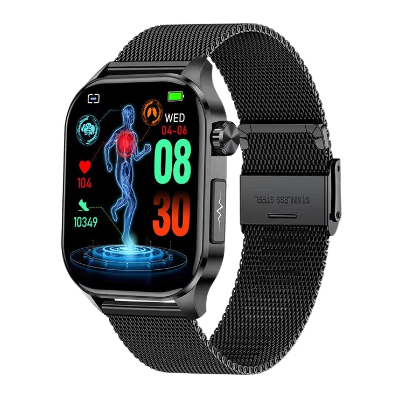 ECG/EKG Blood Sugar Blood Pressure Call Intelligent Health Management Smart Watch