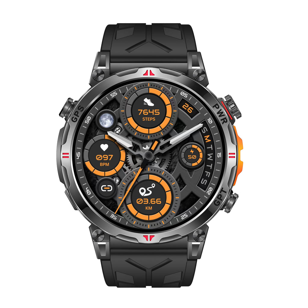 New Generation of Sports Smartwatch AMOLED Colorful Screen GPS Compass Bluetooth Calling Waterproof