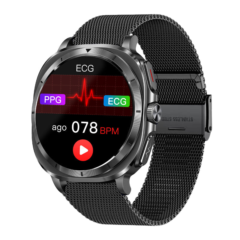 One-click Blood Glucose ECG/EKG Blood Pressure Call Intelligent Sports Health Smart Watch