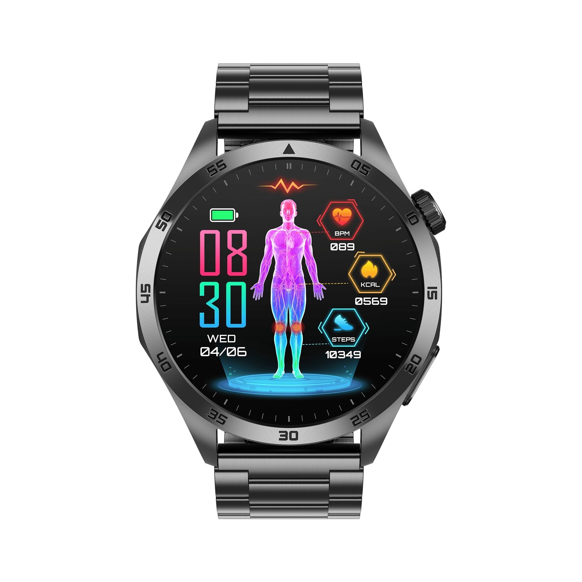 Micro Health Check ECG/EKG  Blood Glucose Smart Health Monitoring Watch