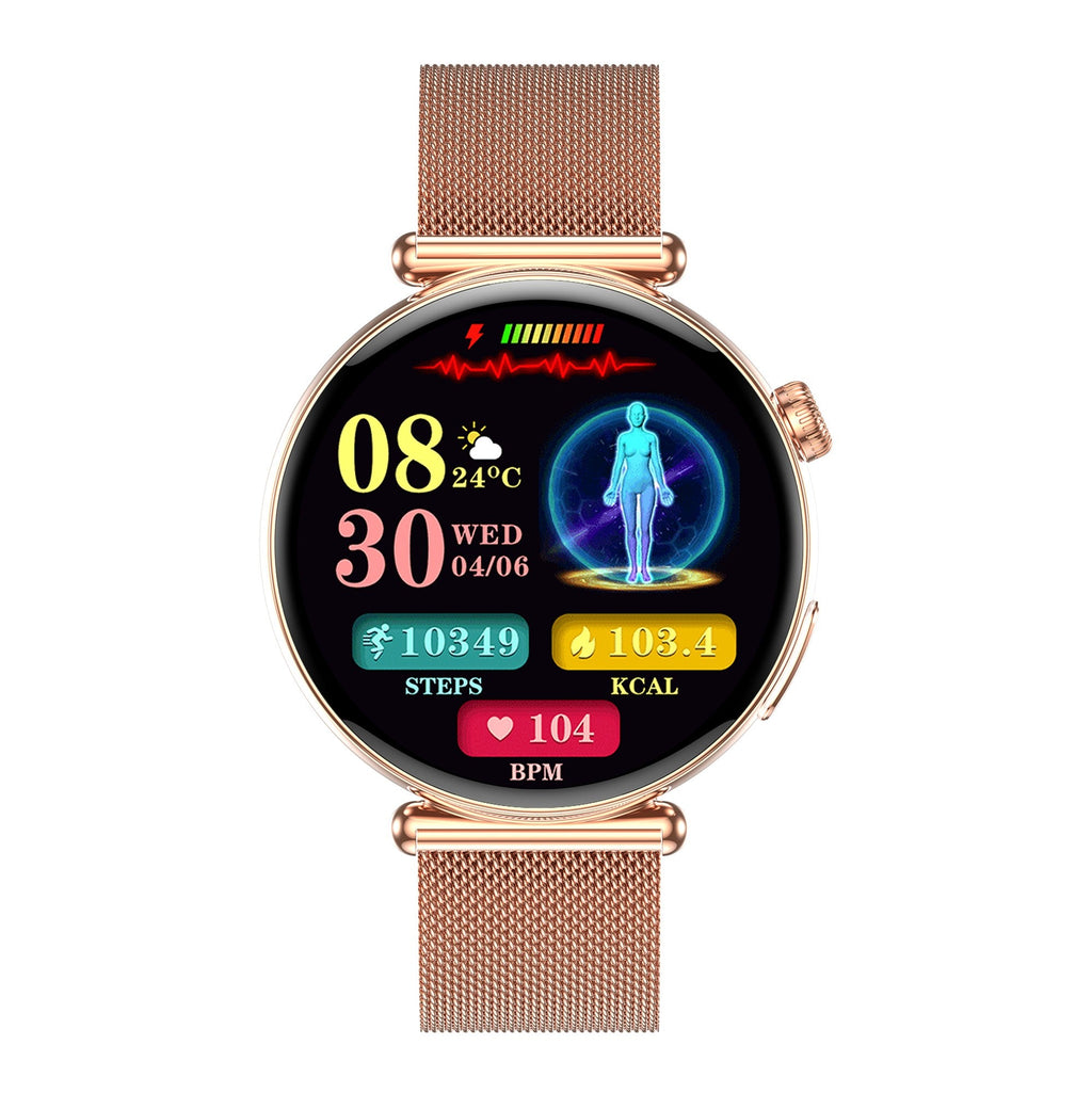 Blood Glucose Blood Lipid ECG Suga Pro Monitoring Women's AI Smart Watch