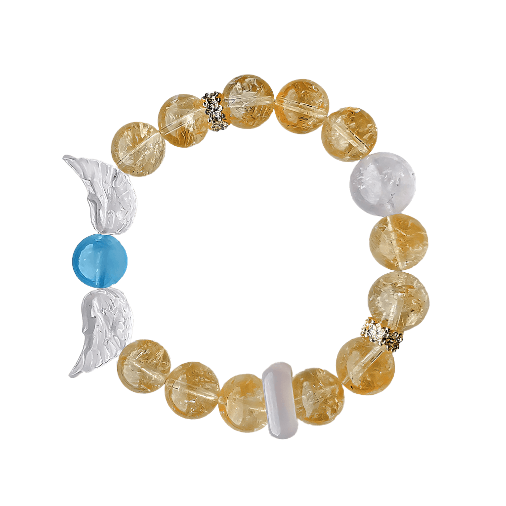 Angel Wings Citrine Bracelet