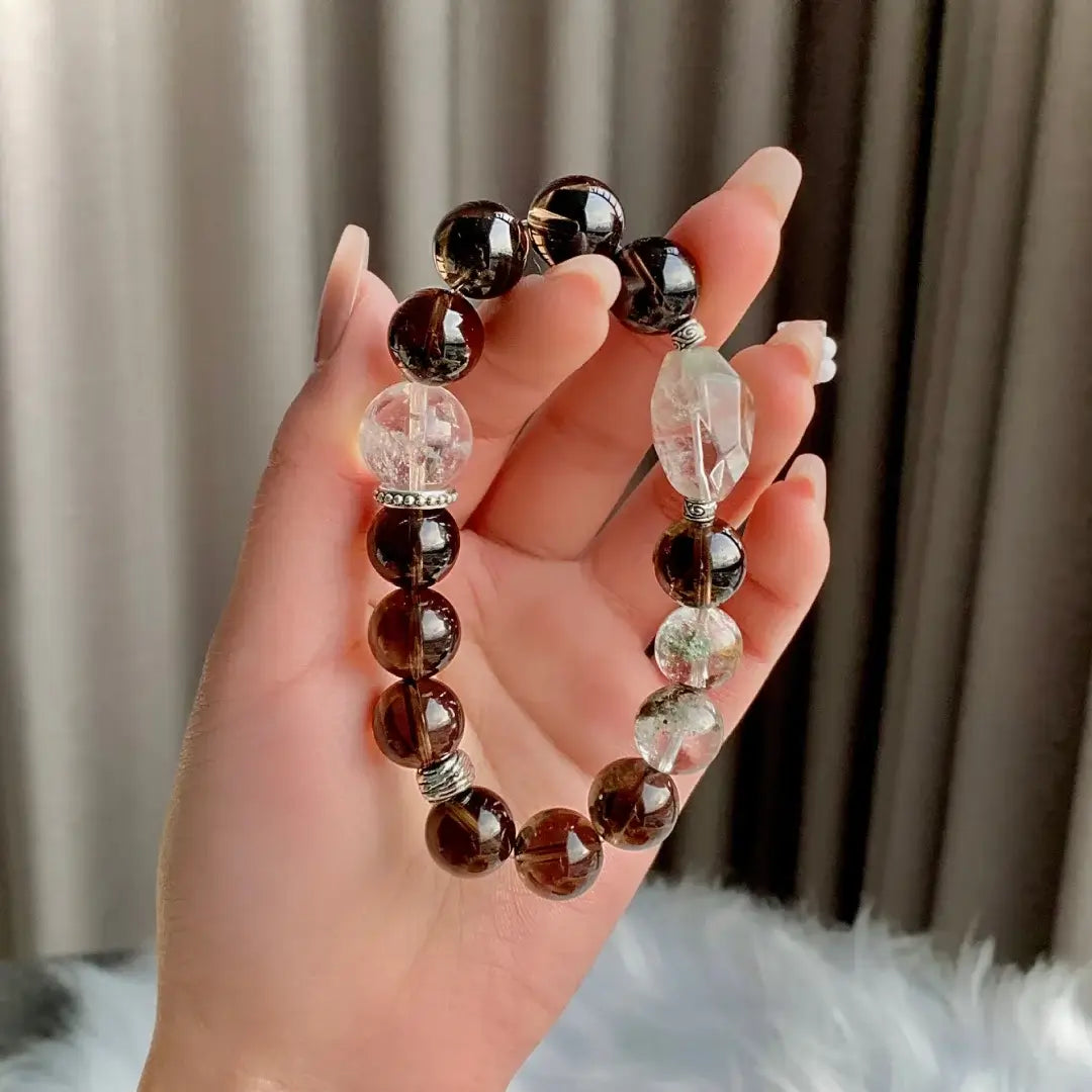 Butterfly Smoky Quartz Bracelet