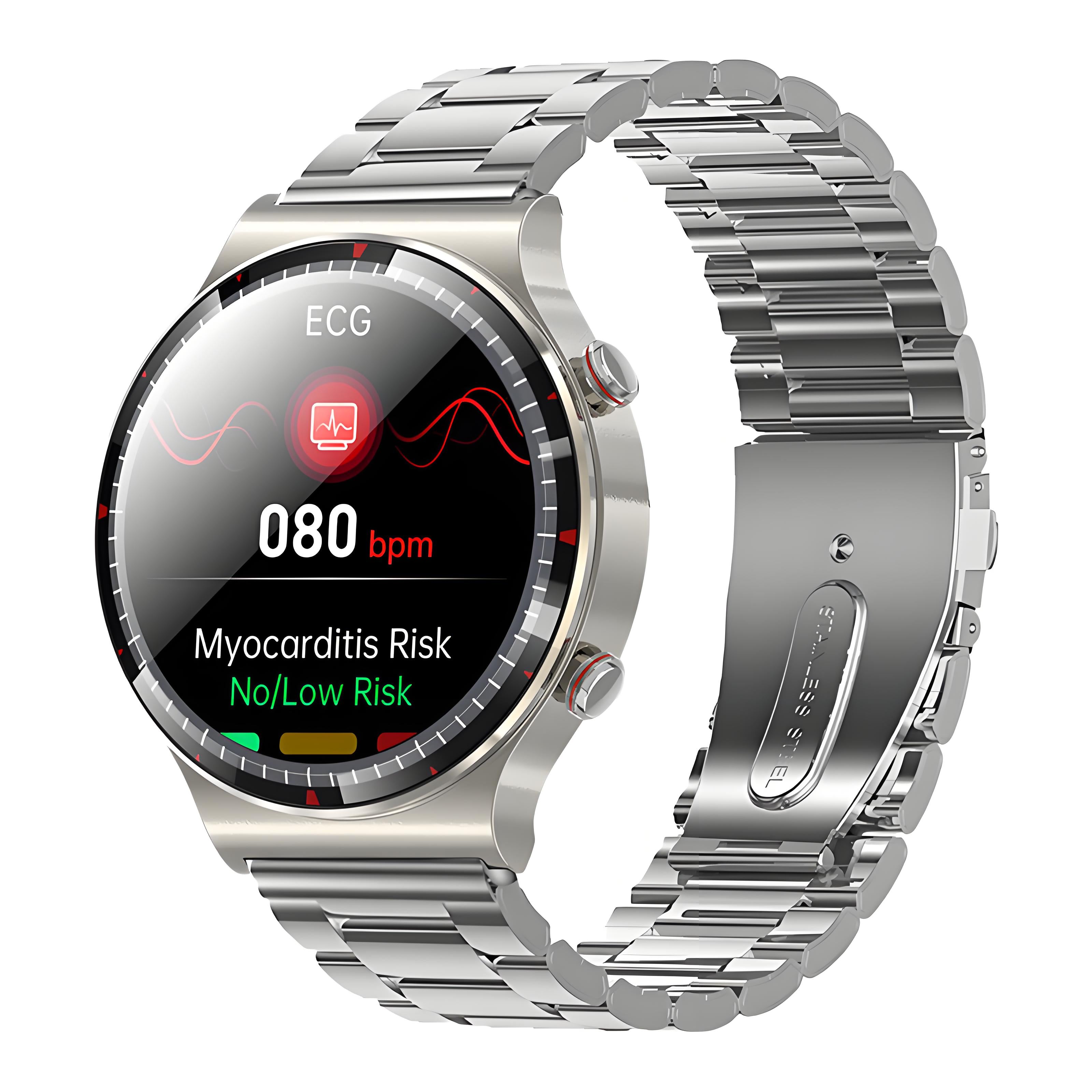 Professional High-End ECG/EKG Blood Pressure Heart Rate Monitoring  Smart Watch