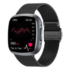 Professional ECG Blood Glucose Blood Pressure Heart Rate HRV Monitoring Smart Watch