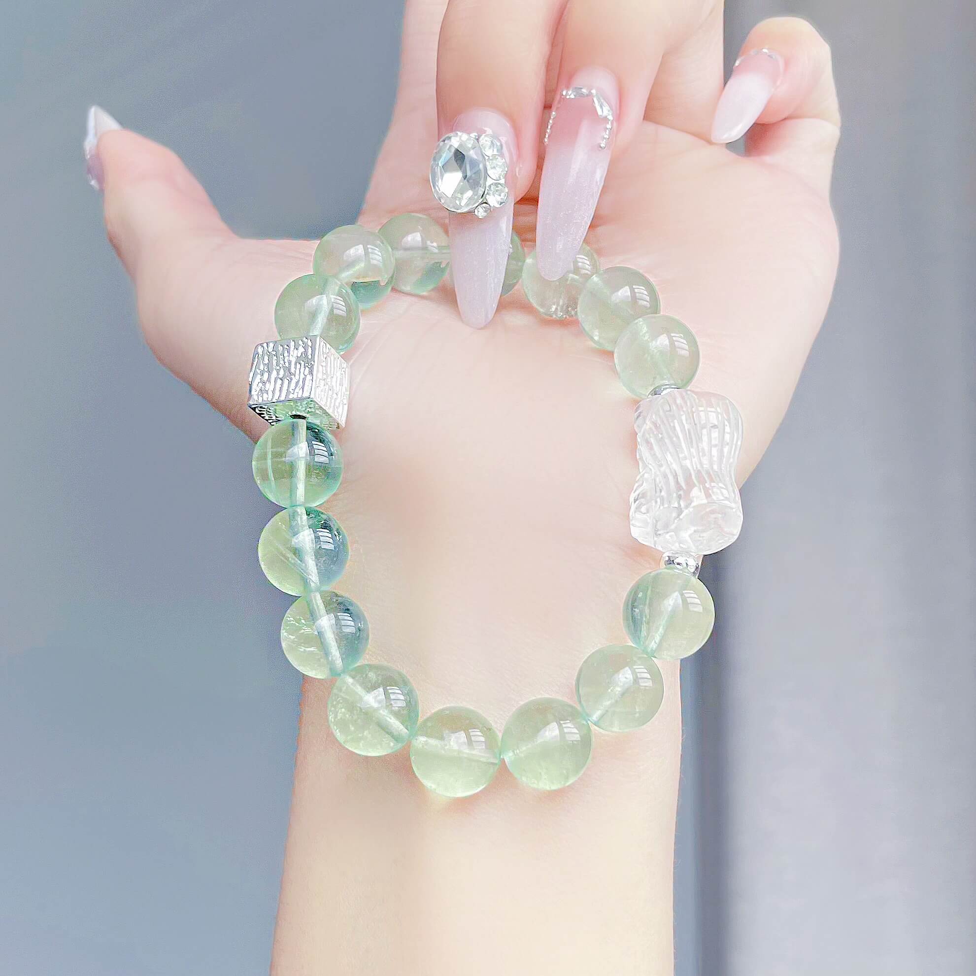 Green Fluorite Bracelet