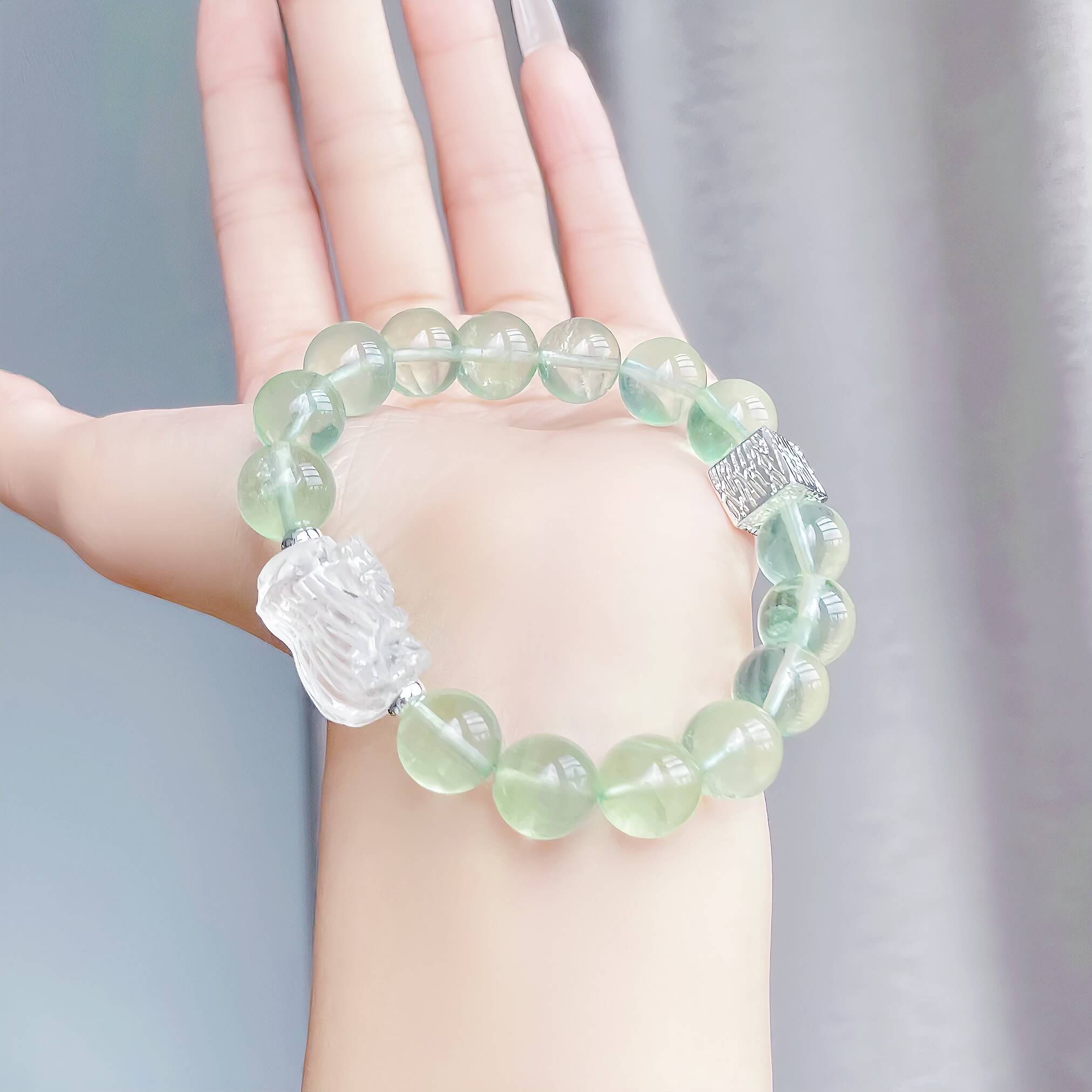 Green Fluorite Bracelet