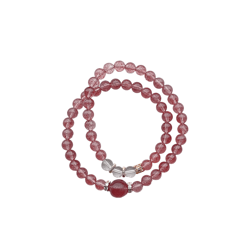Strawberry Quartz Bracelet