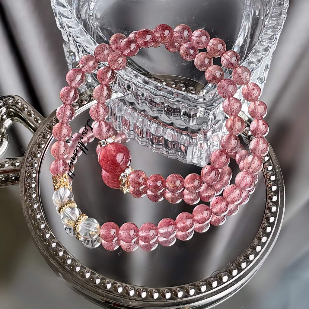 Strawberry Quartz Bracelet