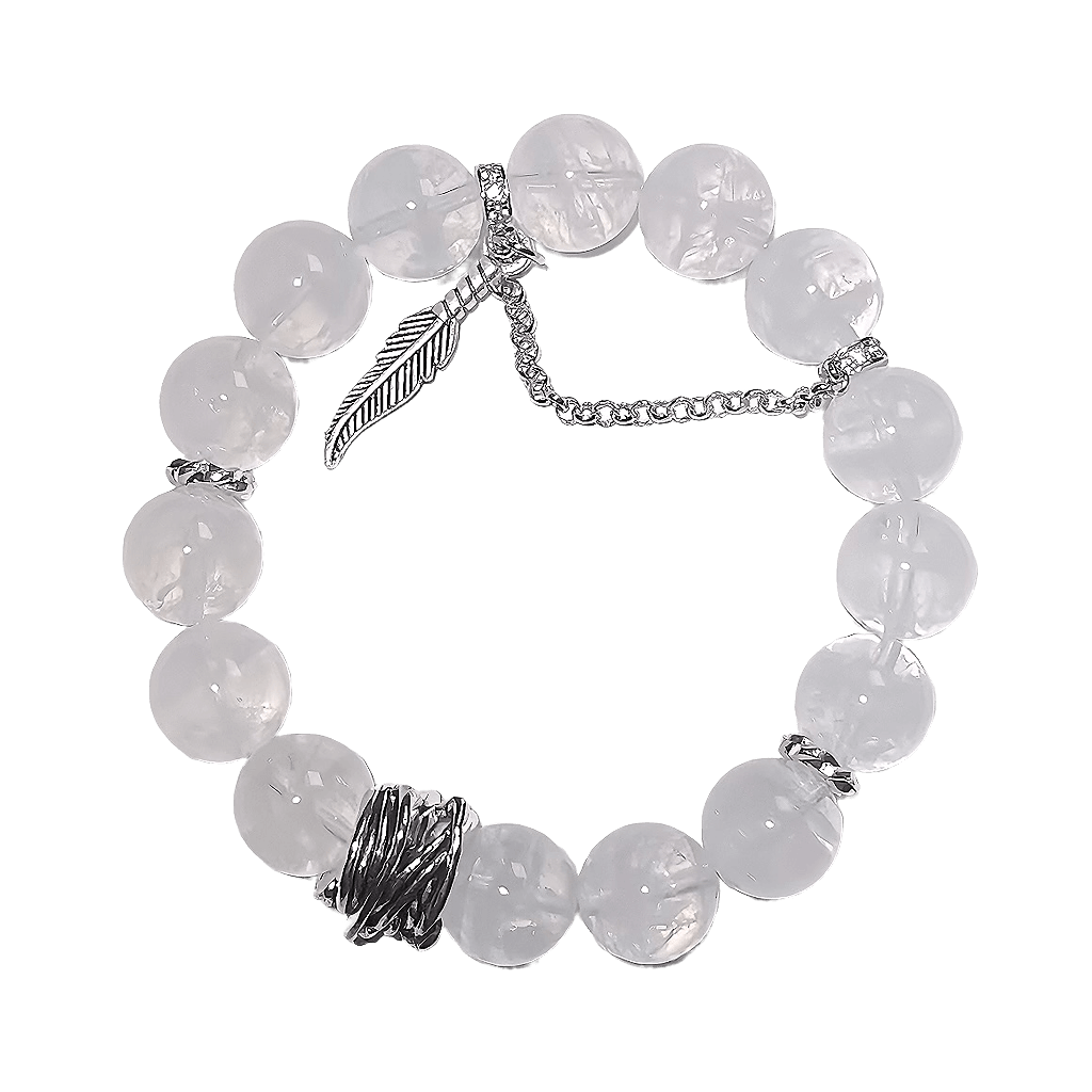 White Phantom Quartz Bracelet
