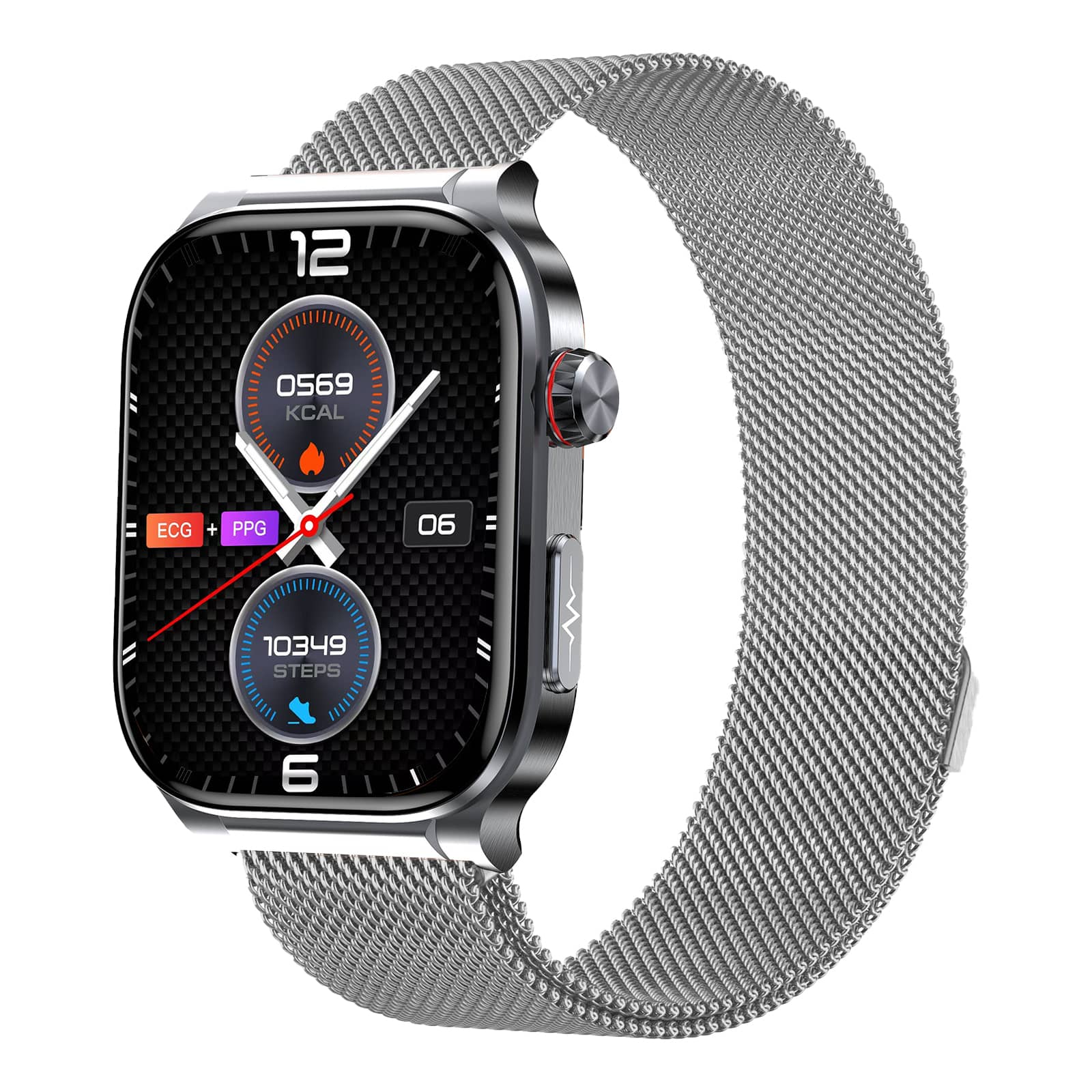 ECG/EKG HRV Blood Glucose Blood Pressure Heart Rate Health Management Watch