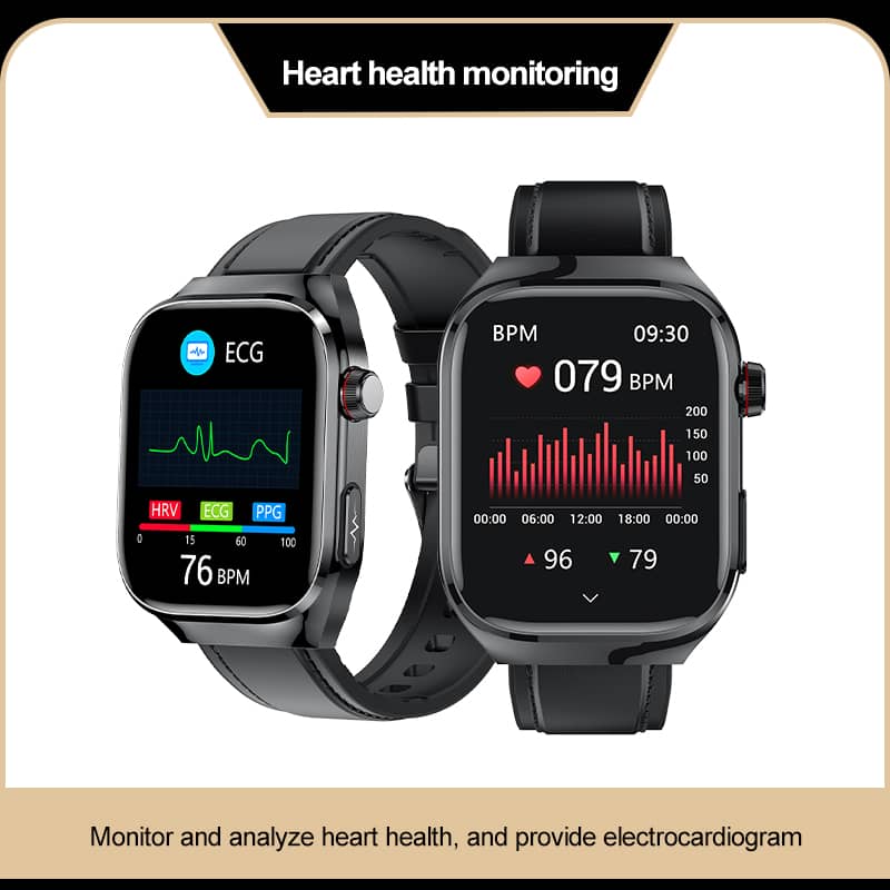 One Click ECG+Micro Physical Examination Blood Glucose Blood Pressure Monitoring High end Health Management Watch