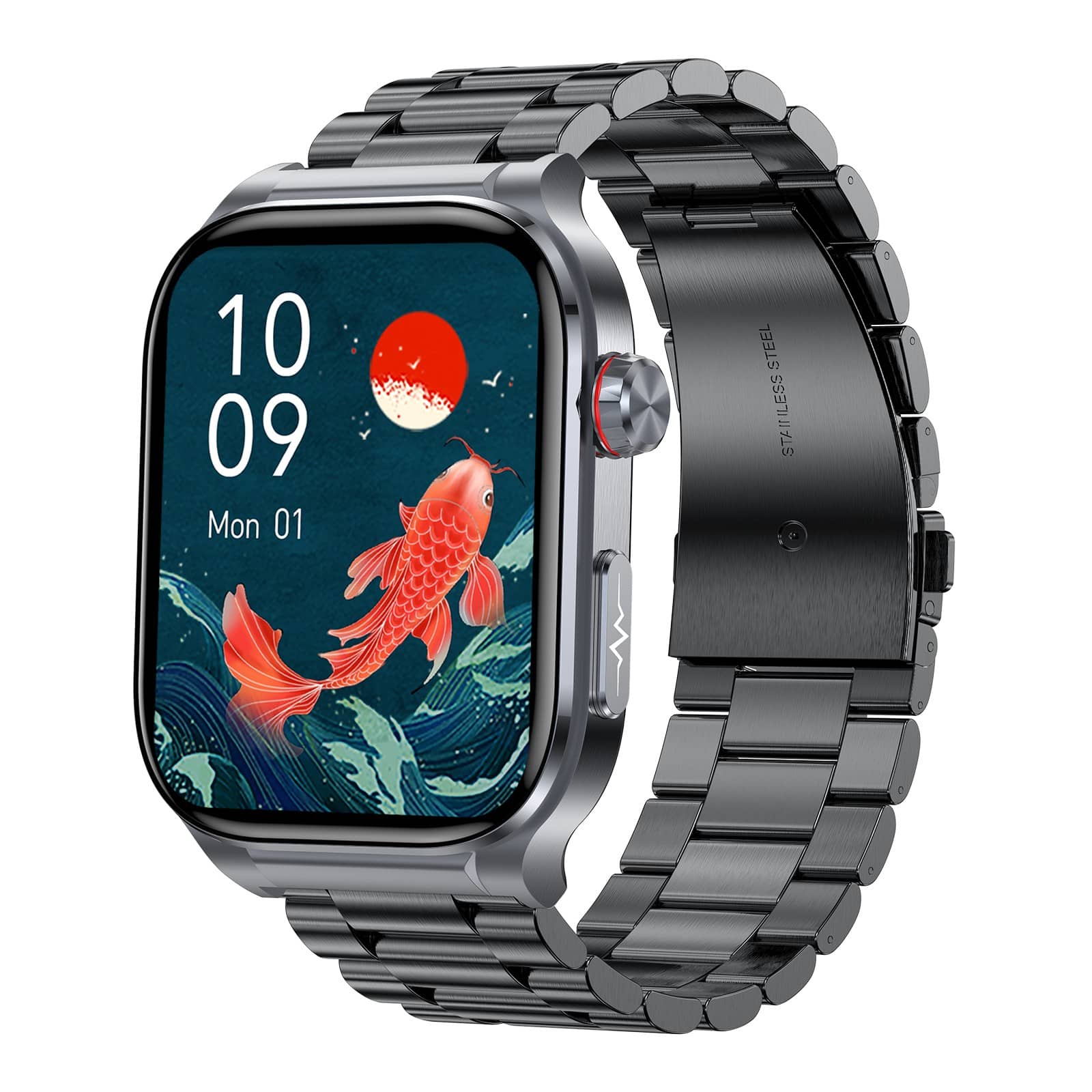 ECG/EKG HRV Blood Glucose Blood Pressure Heart Rate Health Management Watch